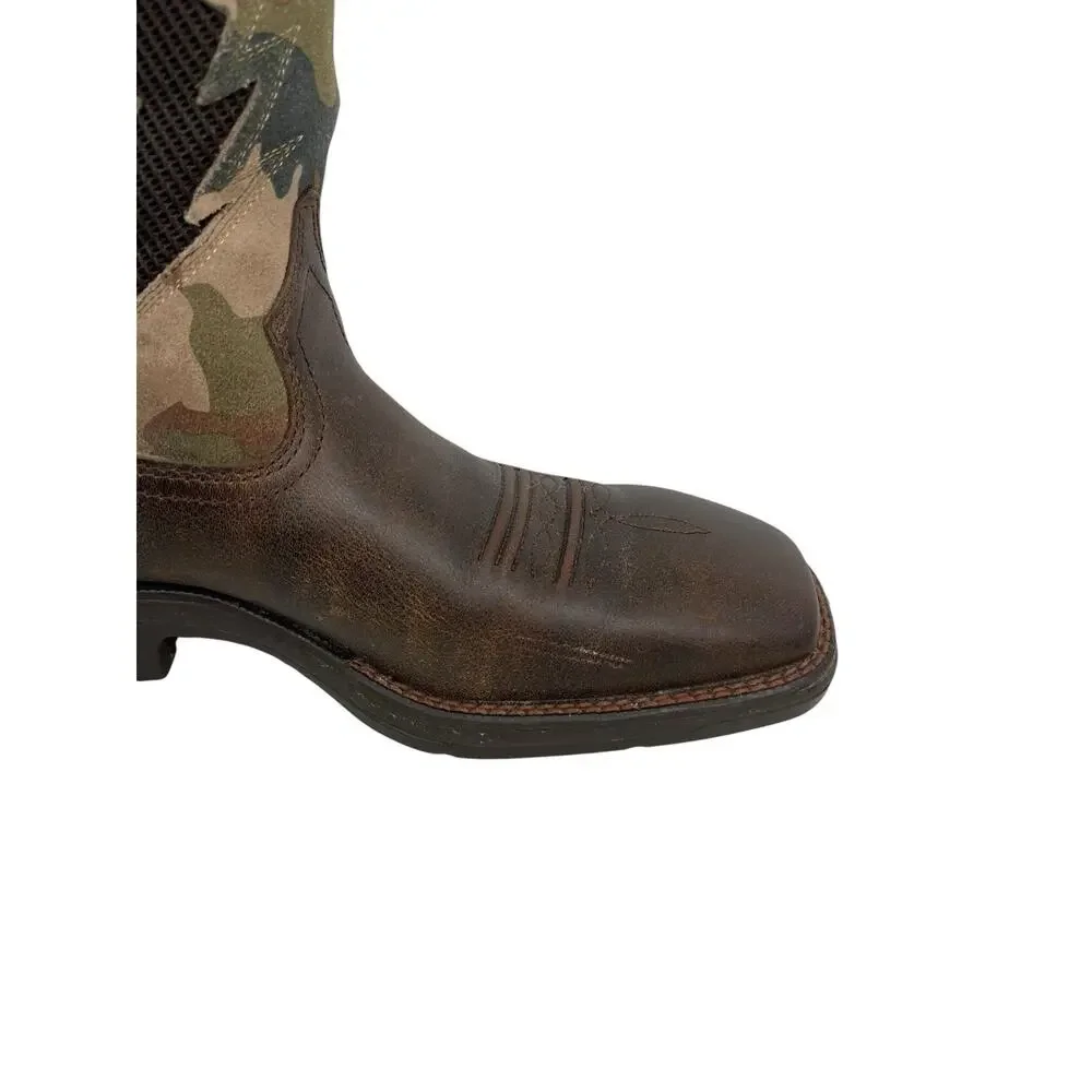 Ariat Ridgeback VentTEK Western Boot Square Toe Brown Men’s Size 10 D